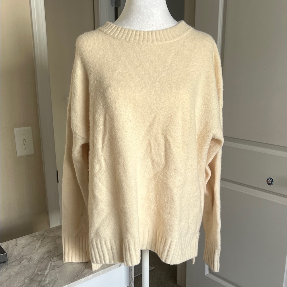 J.Crew Cozy Cream Sweater